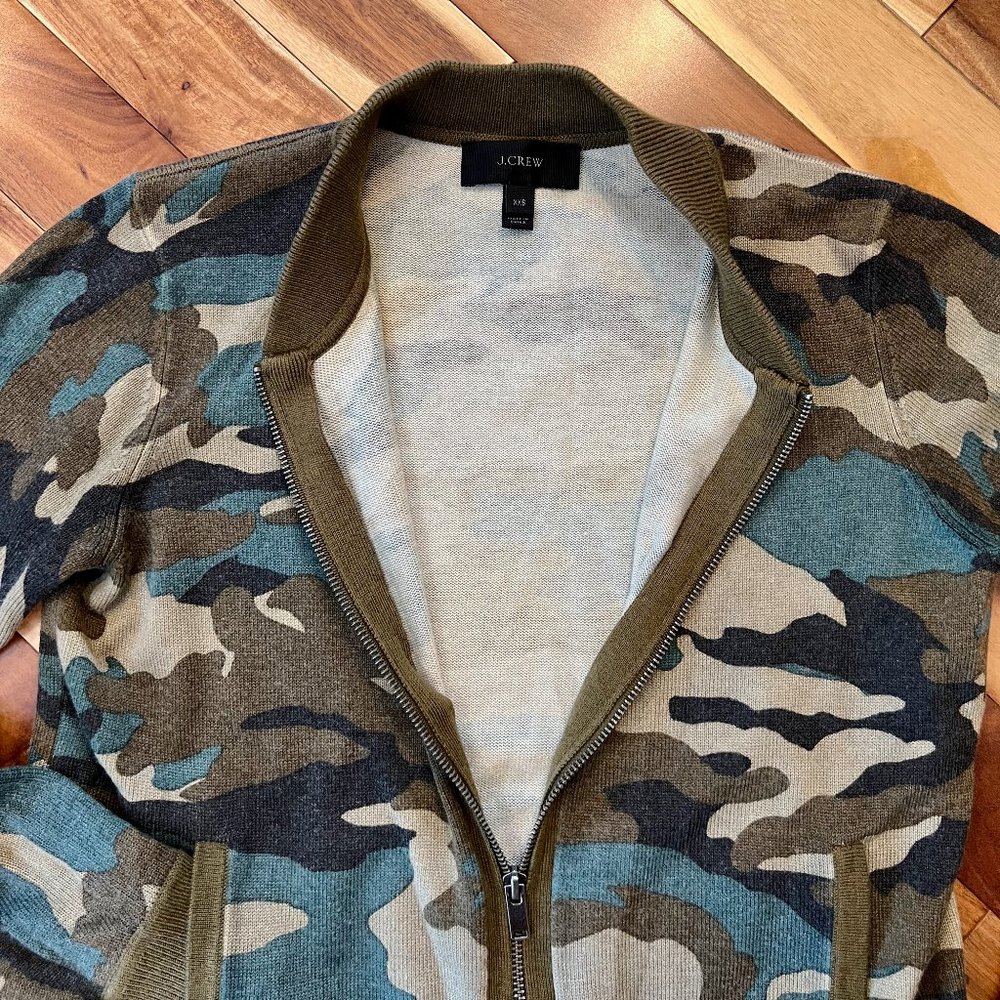 J Crew Bomber Sweater - Size XXS - Picture 4 of 9